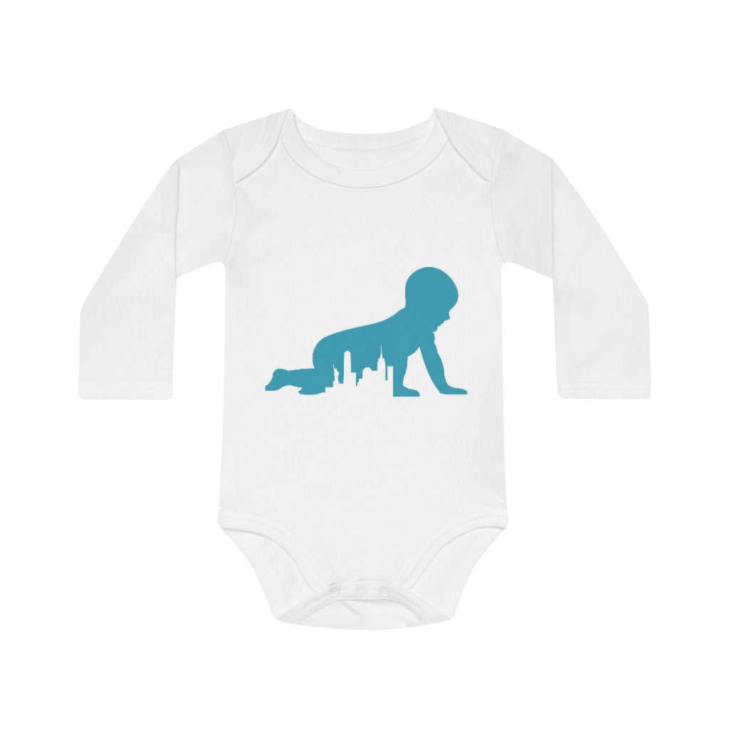 Baby Long-Sleeve Organic Bodysuit