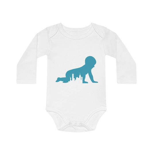 Baby Long-Sleeve Organic Bodysuit